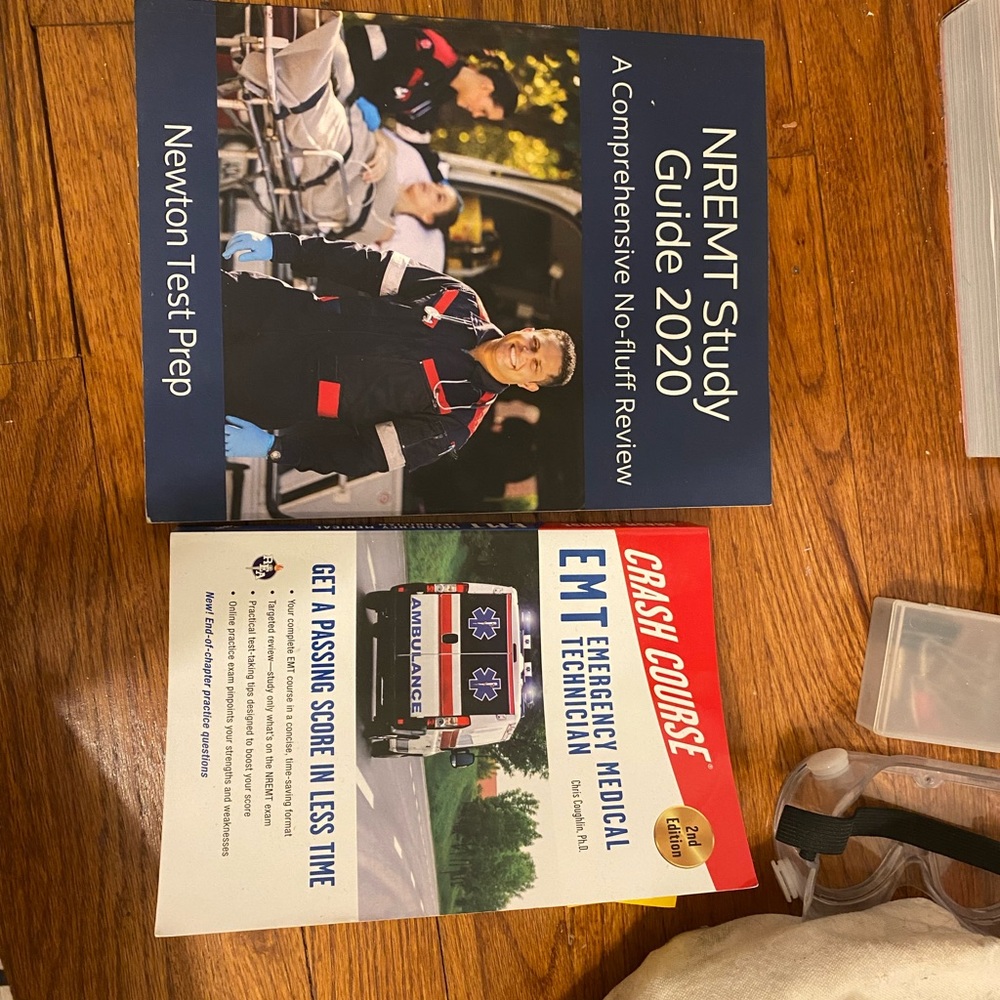 Emt textbook, crash course, newton test prep